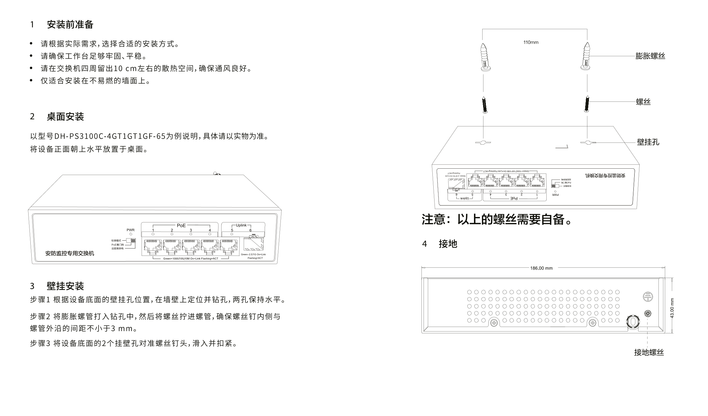 DH-PS2100C-4GT1GT1GF-65 产品图
